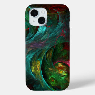Coque Pour iPhone 15 Genesis Nova Art Abstrait