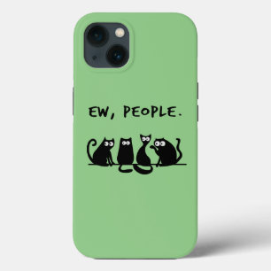 Case-Mate iPhone Case Gens laids Chats noirs drôles Meowy 