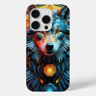 Coque iPhone 15 Pro Geo Wolf
