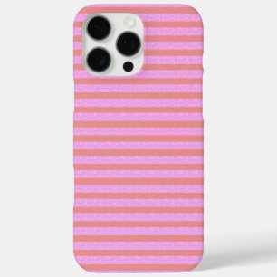 Coques iPhone 16 Pro Max Géobandes roses Bandes géométriques