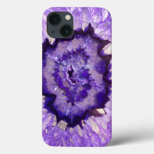 Etui iPhone Case-Mate Géode d'agate violet tombé