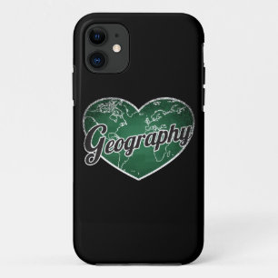 Case-Mate iPhone Case Géographie Retro Coeur Blackboard Love