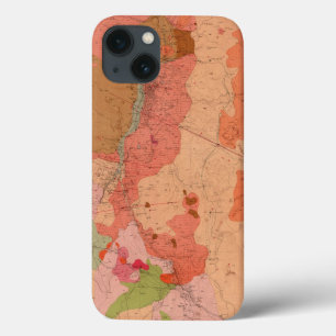 Case-Mate iPhone Case Geological Map of the Washoe District