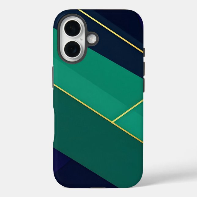 Coques Case-Mate iPhone Geometric Jewel Tones (Verso)