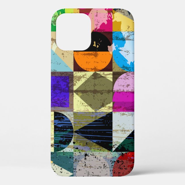 Coques Case-Mate iPhone Géométrique Abstraite : contours et échelles (Verso)
