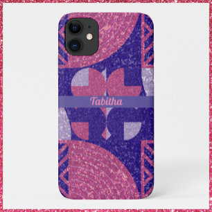 Case-Mate iPhone Case Géométrique glam rose et violet