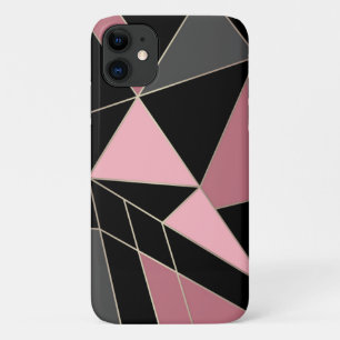 Case-Mate iPhone Case Géométrique, gris, rose