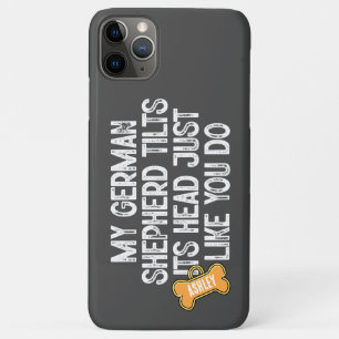 Case-Mate iPhone Case Germain Shepherd Tilts Head Drôle Citation Drôle C