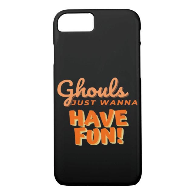 Coques Case-Mate iPhone Ghouls veut juste s'amuser (Dos)