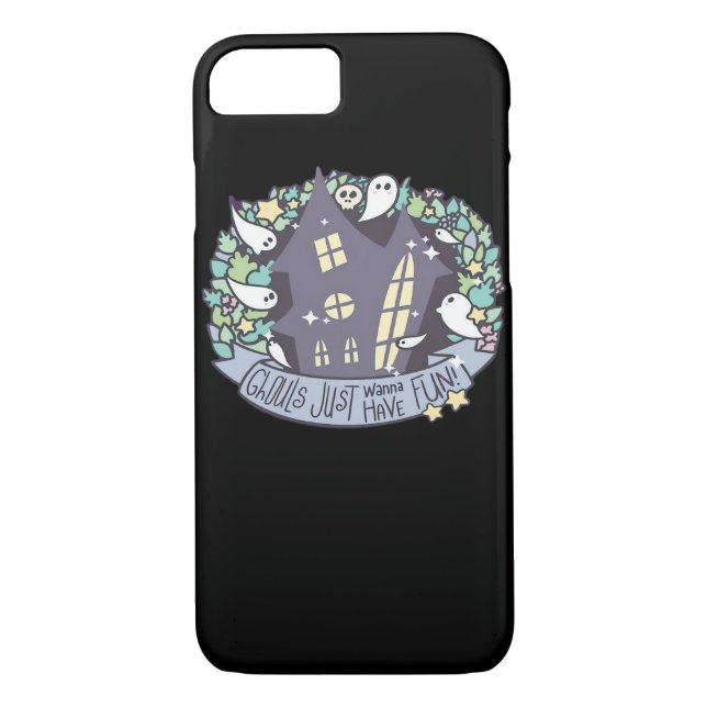 Coques Case-Mate iPhone Ghouls veut juste s'amuser amusant et automne (Dos)