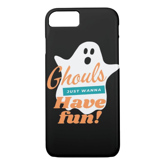 Coques Case-Mate iPhone Ghouls Veut Juste S'Amuser Cet Halloween (Dos)