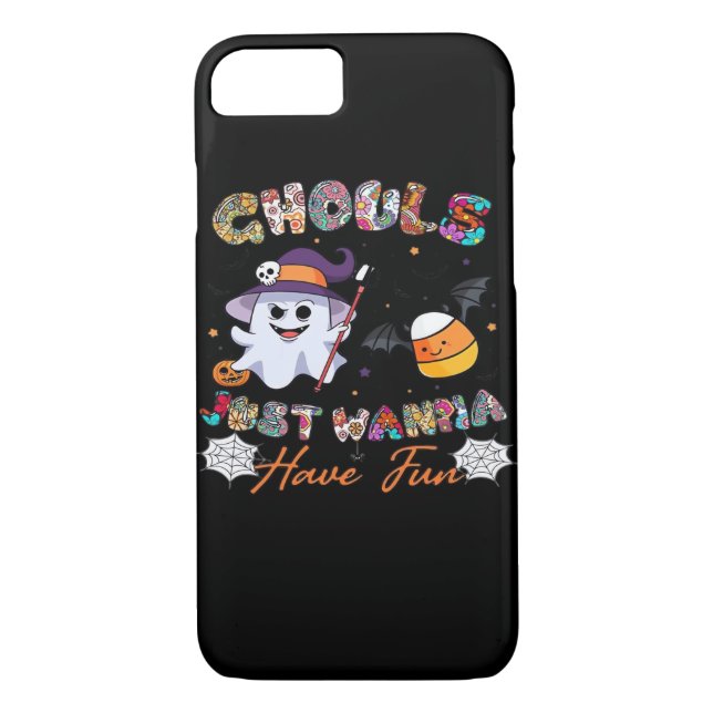 Coques Case-Mate iPhone Ghouls veut juste s'amuser chemise - Retro Hallowe (Dos)