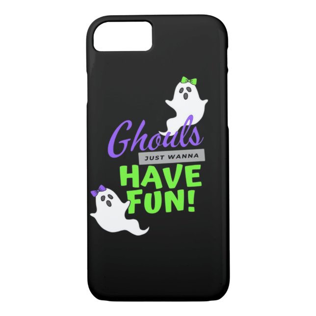 Coques Case-Mate iPhone Ghouls veut juste s'amuser drôle automne (Dos)