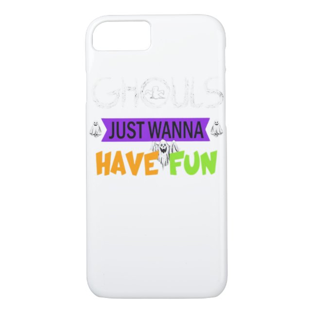 Coques Case-Mate iPhone Ghouls veut juste s'amuser drôle automne (Dos)