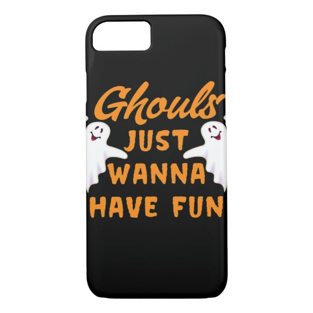 Coques Case-Mate iPhone Ghouls veut juste s'amuser drôle automne (Dos)
