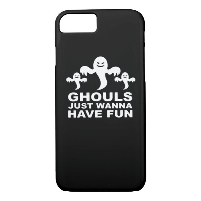 Coques Case-Mate iPhone Ghouls veut juste s'amuser Halloween drôle (Dos)