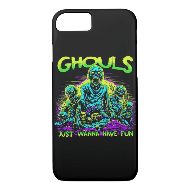 Coques Case-Mate iPhone Ghouls veut juste s'amuser - Halloween Sloth Desig (Dos)