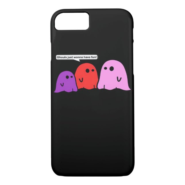 Coques Case-Mate iPhone Ghouls veut juste s'amuser Halloween Trending Feed (Dos)
