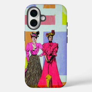 Coques iPhone 16 Gibson Girls in a Mondrian Motif