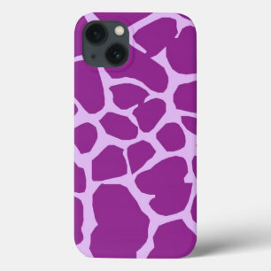 Case-Mate iPhone Case Girafe pourpre d'animal de girafes de l'Afrique de