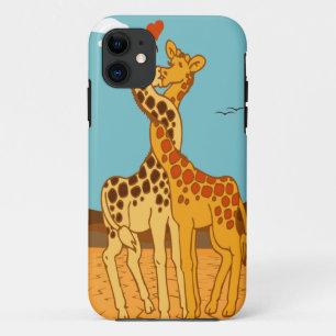 Coque Case-Mate Pour iPhone Girafes dans l'amour