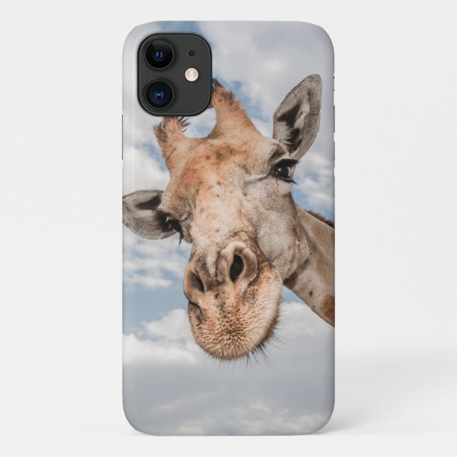 Coques Case-Mate iPhone Giraffe curieuse (Dos)