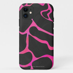 Coque Case-Mate Pour iPhone Giraffe rose chaude et noire