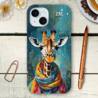 Giraffe Whimsical Colorée