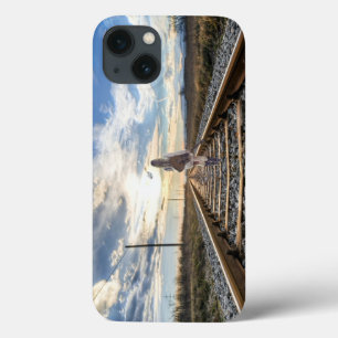 Etui iPhone Case-Mate Girl With Guitar on Railroad Tracks