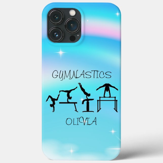 Coques Case-Mate iPhone Girls Gymnastique Rainbow Swirls (Verso)