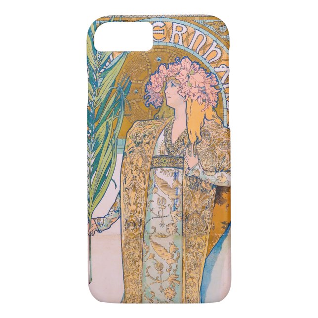 Coques Case-Mate iPhone Gismonda, Sarah Bernhardt, Mucha (Dos)