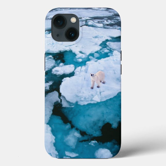 Coques Case-Mate iPhone Glace et neige | Ours polaire, Océan Arctique, Sva (Verso)