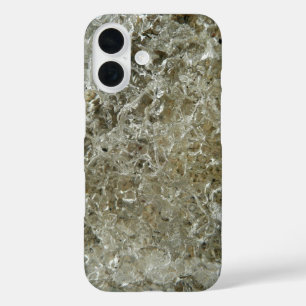 Coques iPhone 16 Glace glaciaire Texture nature Abstraite