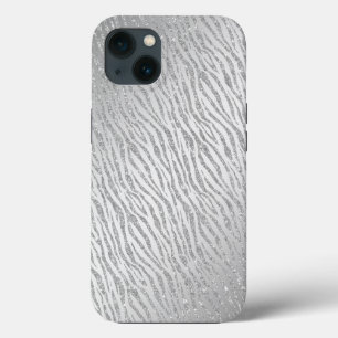 Case-Mate iPhone Case Glam poster de animal Parties scintillant argent