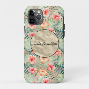 Case-Mate iPhone Case Glamour Doré Hibiscus Rose Tropical Fruité        