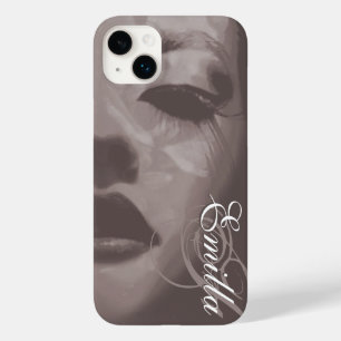 Coque Pour iPhone 14 Plus Glamour peint mode mono