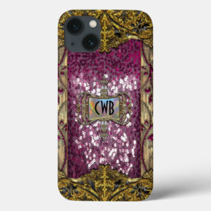 Etui iPhone Case-Mate Gleemshore Grace victorienne bling Monogramme