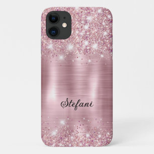 Case-Mate iPhone Case Glittery Blush Rose Gold Foil 65e anniversaire