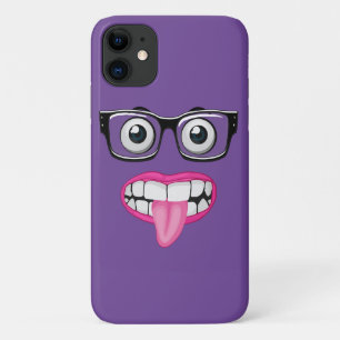 Case-Mate iPhone Case globes oculaires avec lunettes et bouche