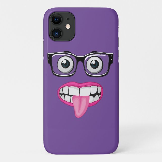 Coques Case-Mate iPhone globes oculaires avec lunettes et bouche (Dos)
