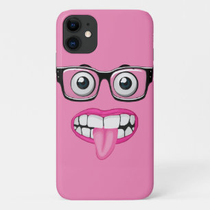 Case-Mate iPhone Case globes oculaires avec lunettes et bouche