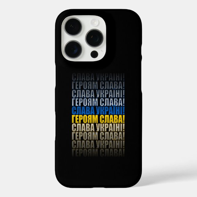 Coques Case-Mate iPhone Gloire à l'Ukraine, gloire aux héros (Verso)