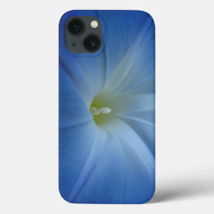 iPhone 13 Coque Gloire du Matin Bleu Céleste en Gros Plan