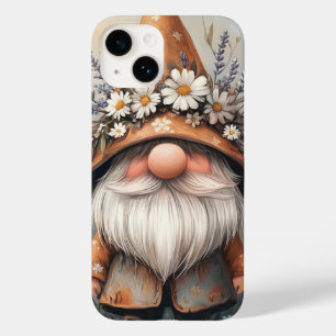 Coque Pour iPhone 14 Gnome de Fleur Whimsical : Adorable aquarelle Art