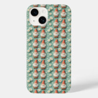 Gnome et marguerite Motif sans couture