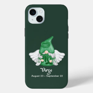 Coque iPhone 15 Mini Gnome Virgo Astrologie Signal Angel