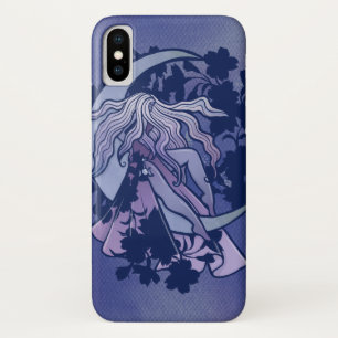 Case-Mate iPhone Case Goddess de lune violette Wiccan Triple Moon Symbol