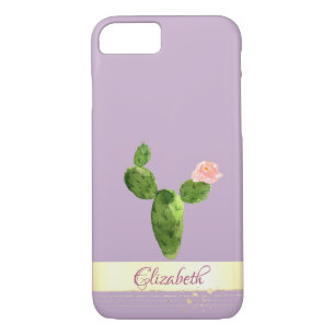 Case-Mate iPhone Case Gold Confetti Watercolor Cactus - Personnalisé