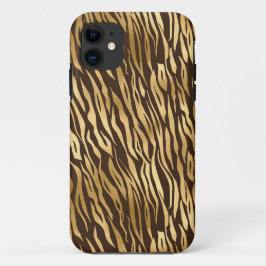 Case-Mate iPhone Case Gold Tiger élégant chic élégant