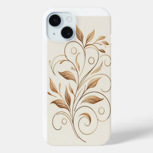 Coque Pour iPhone 15 Golden Autumn Bliss